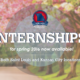 Spring 2016 Internships