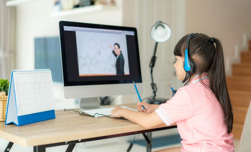 Student learning online