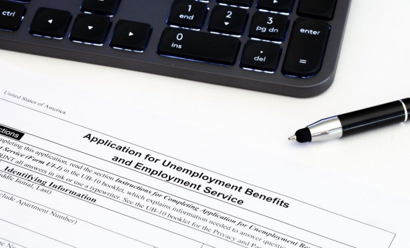 Unemployment benefits form