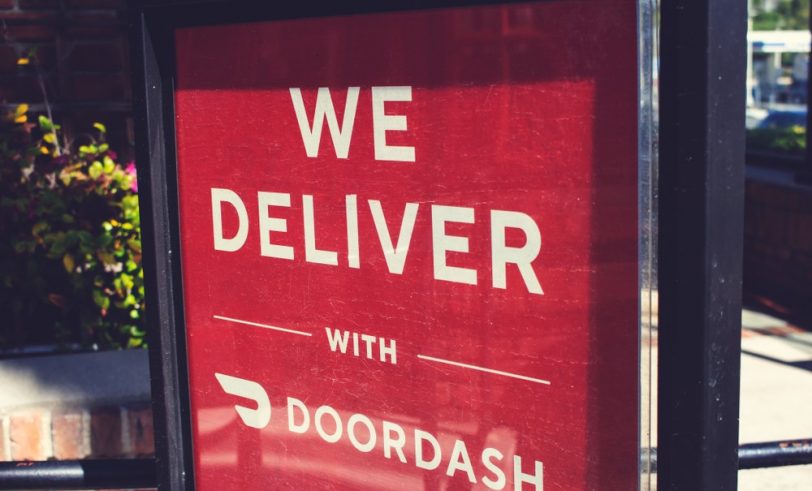 Doordash sign