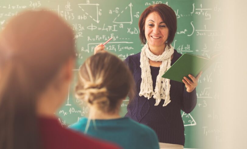 Teacher in classroom