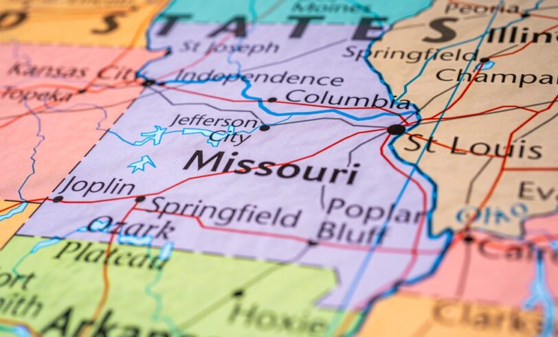 Map of Missouri, Missouri population, population shrinking, Missouri decline