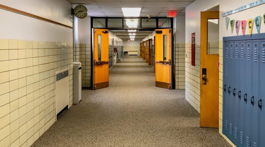 School hallway, school choice, education options, charter schools, MOScholars