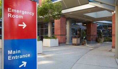 Hospital entrance, One Big Beautiful Bill, OBBB, healthcare reform, scope of practice, telemedicine>
